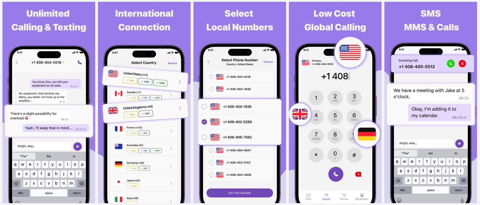 2nd Phone: Virtual VoIP & SMS Service