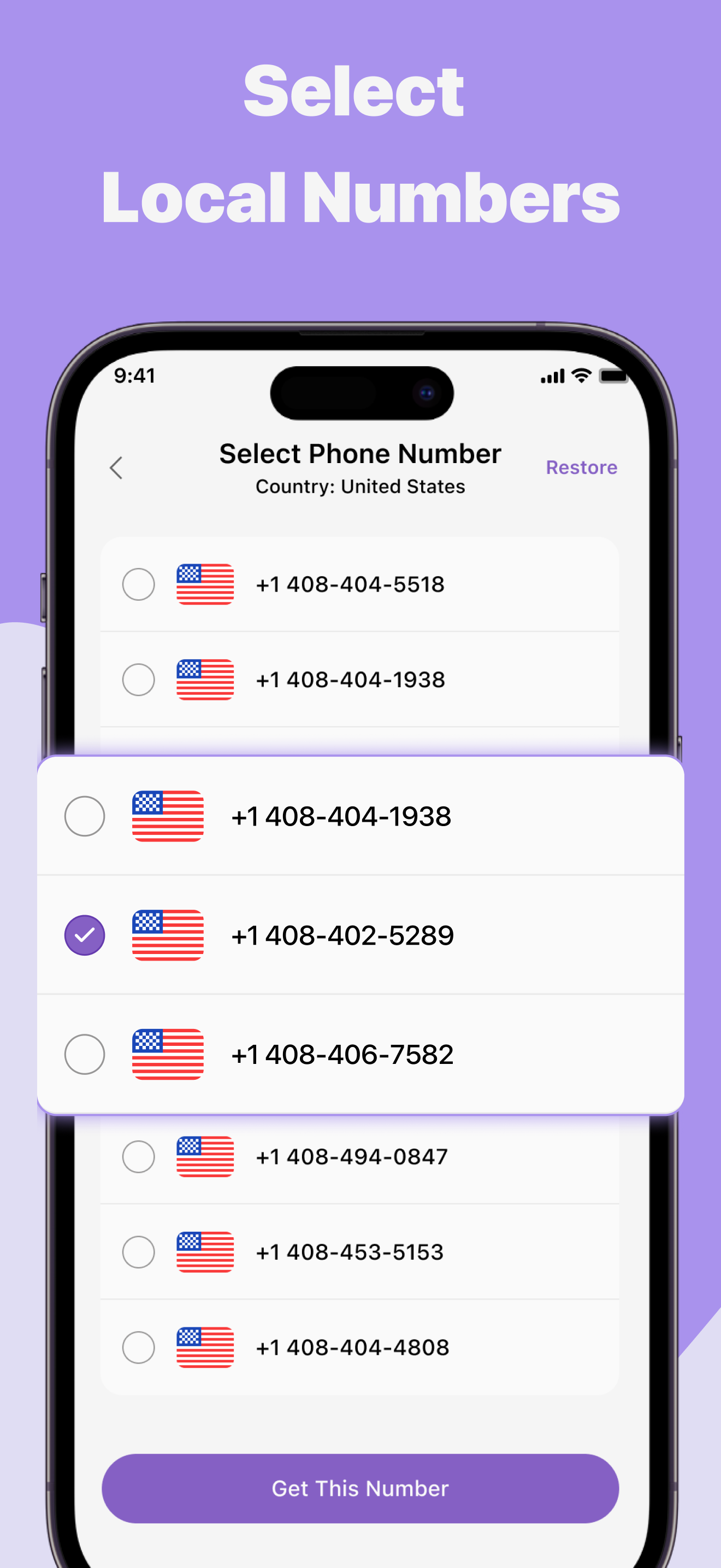 2nd Phone: Virtual VoIP & SMS Service - Mobile Screen 2