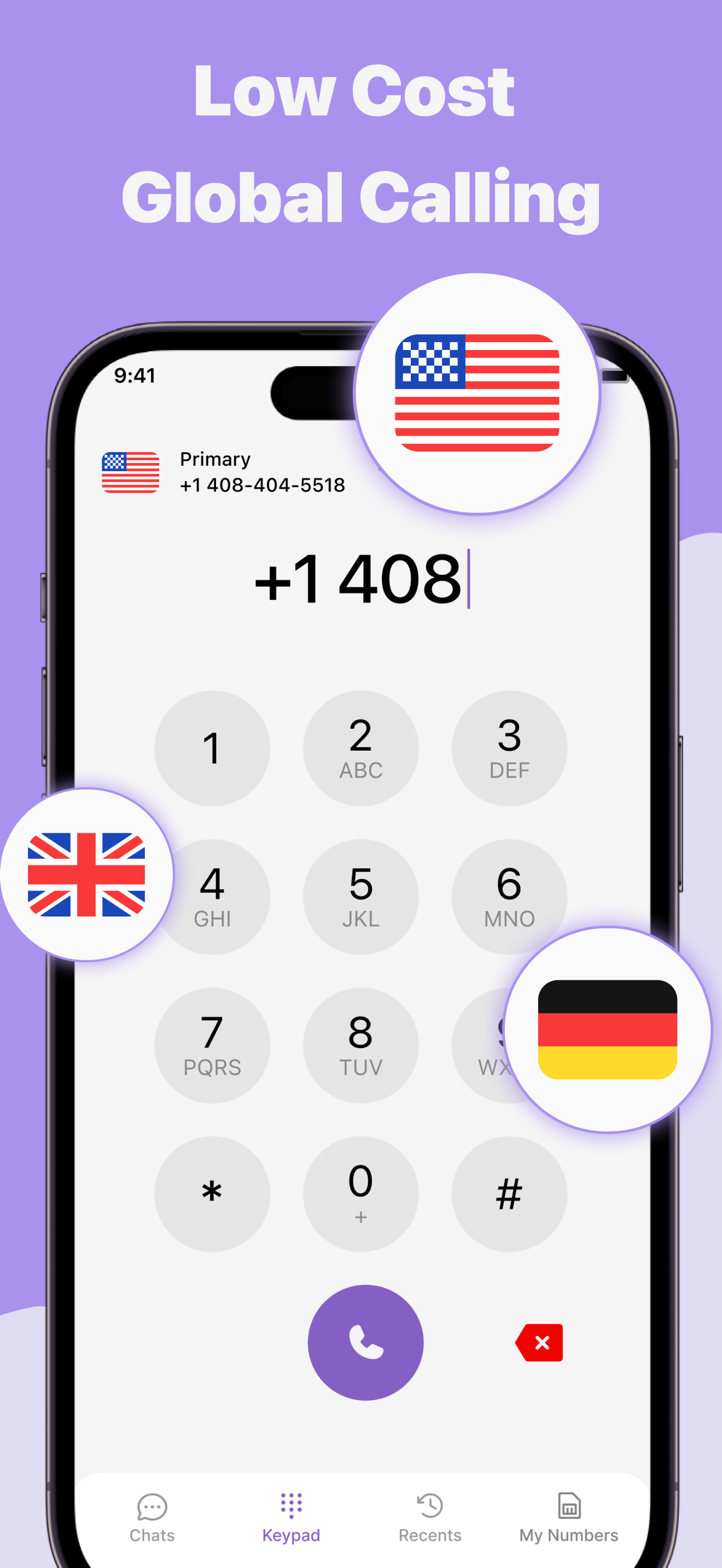 2nd Phone: Virtual VoIP & SMS Service - Mobile Screen 3