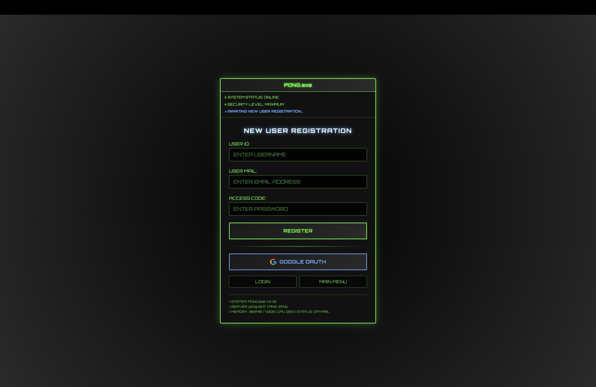 Multiplayer Pong Game - Image 1